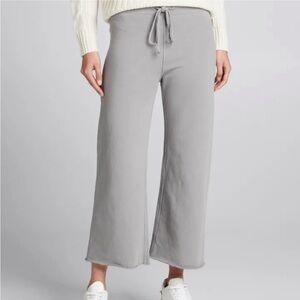NILI LOTAN Kiki cropped cotton-jersey track pant/XS/Gray